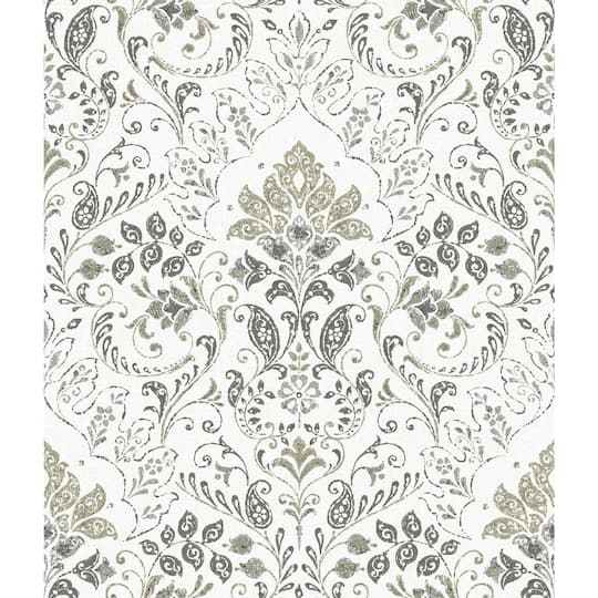 RoomMates Persian Damask Peel & Stick Wallpaper